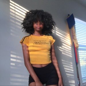 Cute Yellow Crop Top